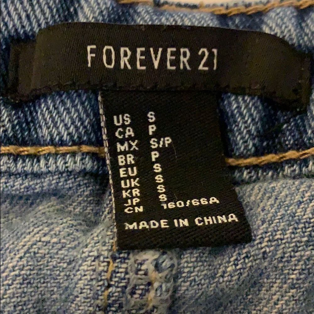 FOREVER 21 Button Denim Skirt - Picture 3 of 3